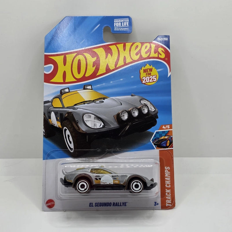HOT WHEELS 2025 EL SEGUNDO RALLYE METALFLAKE SILVER 242/250 HYW58 NEW MODEL