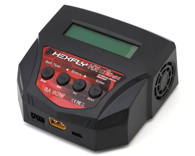 Redcat Hexfly HX-C6D Mini Battery Charger (4S/6A/AC-60W) [RER10644] Battery
