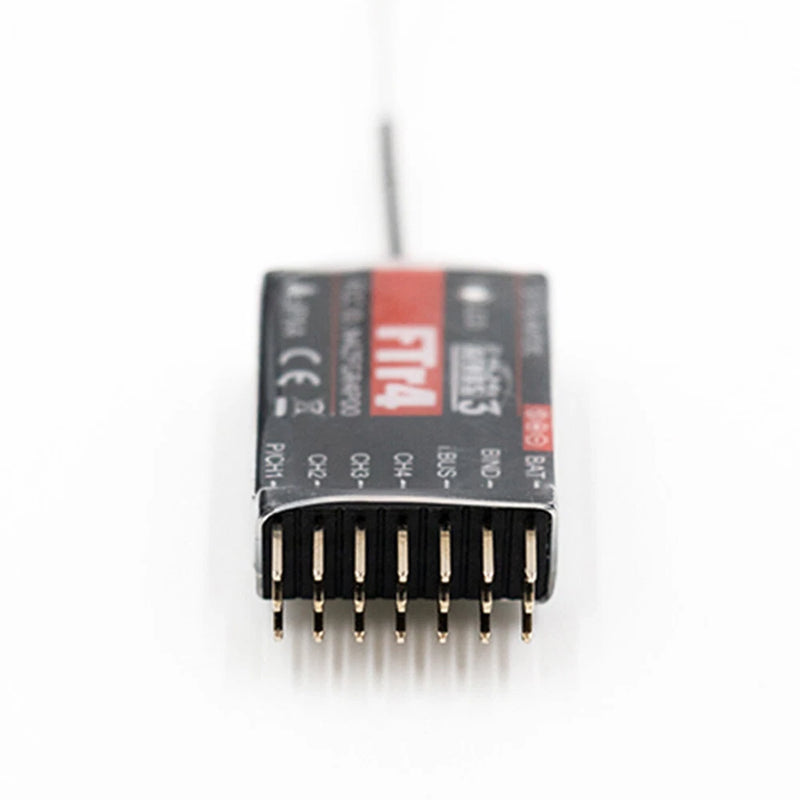 FlySky FTr4 Receiver 2.4GHz 4CH AFHDS 3 for NB4 PL18 RC Drone Fixed Wings RC New
