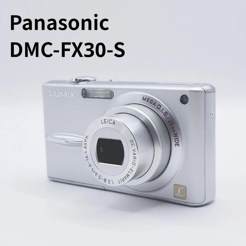 Panasonic DMC-FX30 LUMIX Compact Digital Camera Silver Tested Accessories