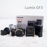 USED Mirrorless SLR Camera LUMIX GF3 Esprit Black Zoom Lens Set With Tracking