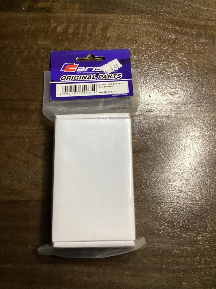 Carisma GT24 -3.7v 500MAH- Lipo Battery - 15431 - NEW / SEALED Battery