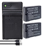 2x Battery +USB Charger For Nikon D3100 D3200 D3300 D3400 D3500 Digital SLR