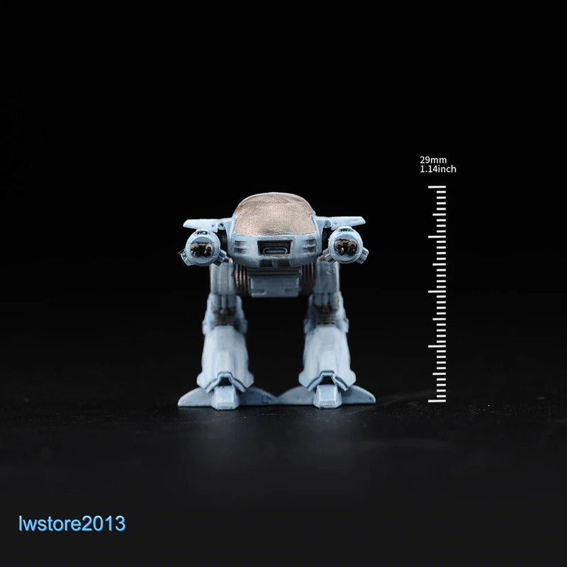 1/64 ED-209 RoboCop Miniatures Scene Props Figures Model For Cars Vehicles Toys