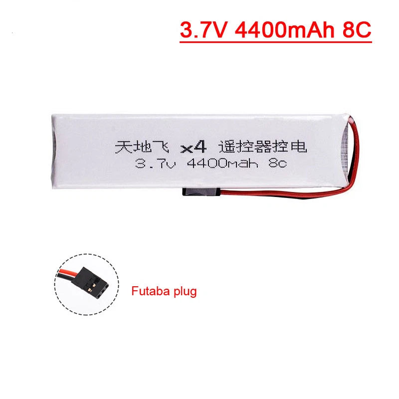 3.7V 4400mAh 8C battery for power control of Tiantianfei X4 Tian7 Futeba T8FG RC