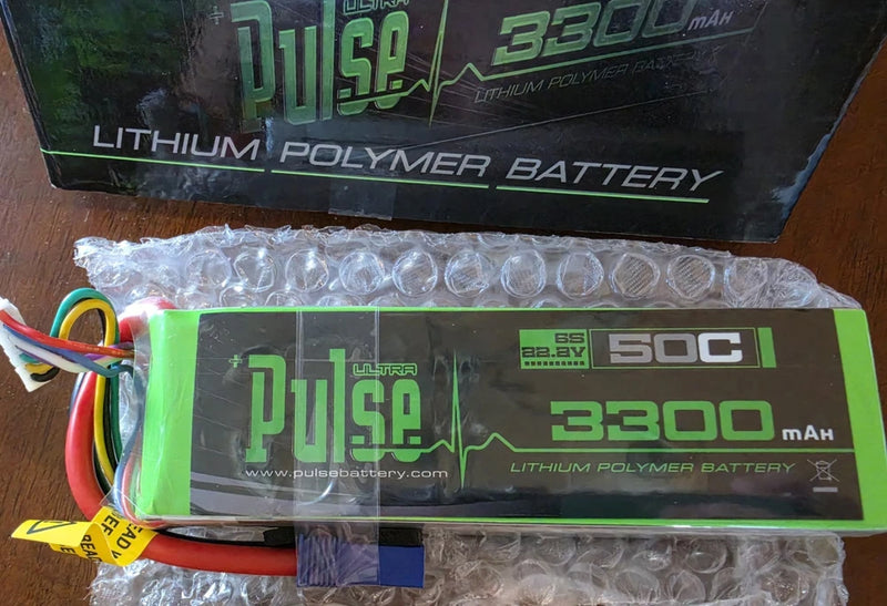 Pulse Ultra 3300mAh 6S 22.2V 50C LiPo Battery Pack PLU50-33006 Battery