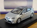 Silver Toyota Prius 1:43 scale model car with moonroof, front three-quarter view