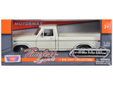 1979 FORD F-150 PICKUP TRUCK WHITE 1/24 DIECAST MODEL CAR BY MOTORMAX 79346