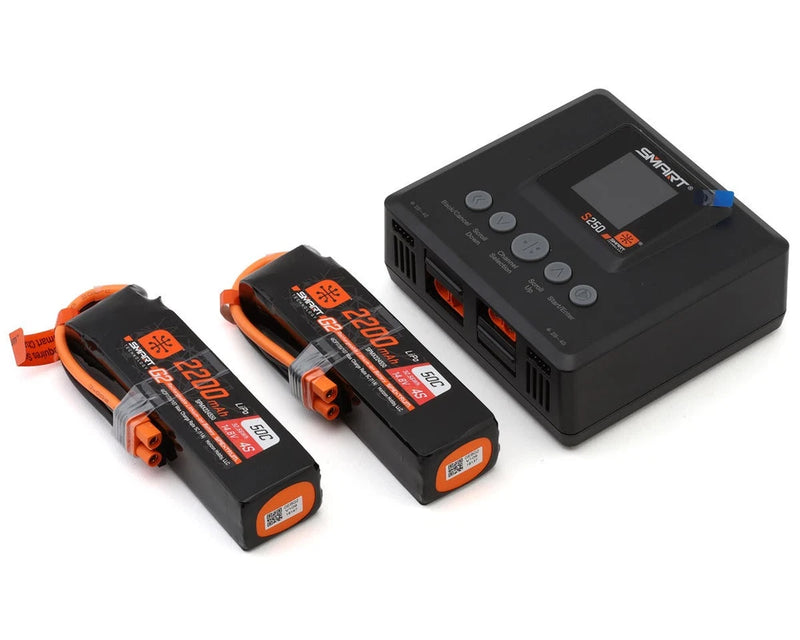 Spektrum RC Smart G2 PowerStage 8S Air Bundle w/2 Smart G2 4S 50C LiPo Batteries