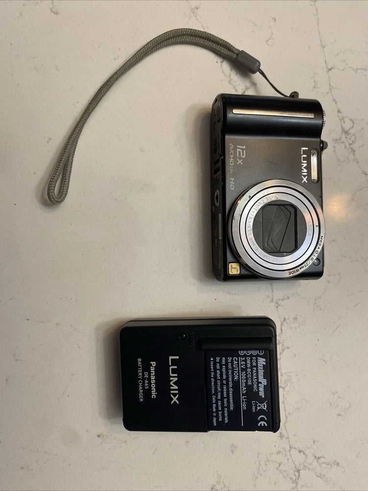 Panasonic Lumix DMC-ZS3 Black 3" Display 10.1MP 12x Digital Camera -