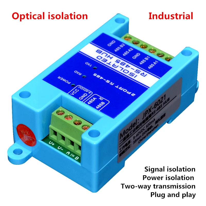 485 repeater photoelectric isolation industrial RS485 hub signal amplifier