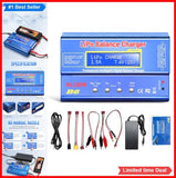 RC Battery Charger 80W 6A Balance Charger LCD Display LiPo Li-ion LiFe NiMH Battery
