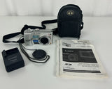 Panasonic Digital Camera DMC-TZ1 Lumix Vintage Photo Bundle Case Battery Charger