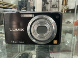 PANASONIC LUMIX DMC-FH3 14 MEGAPIXEL DIGITAL CAMERA IN BLACK / NO CHARGER