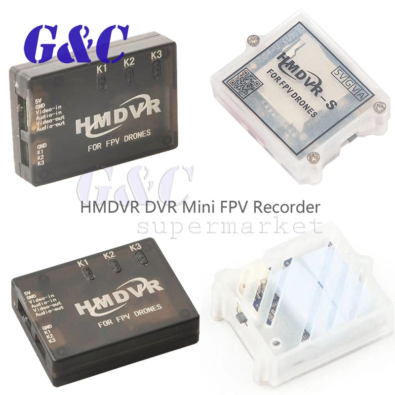 HMDVR-S DVR 640*480 NTSC Video Audio Mini FPV Recorder for Micro FPV RC Drone