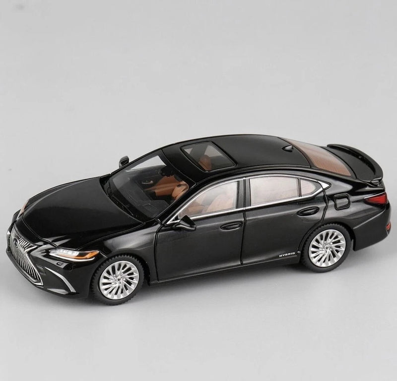 EY JKM 1:64 Black ES300h Luxury Sedan Sports Model Diecast Display Car