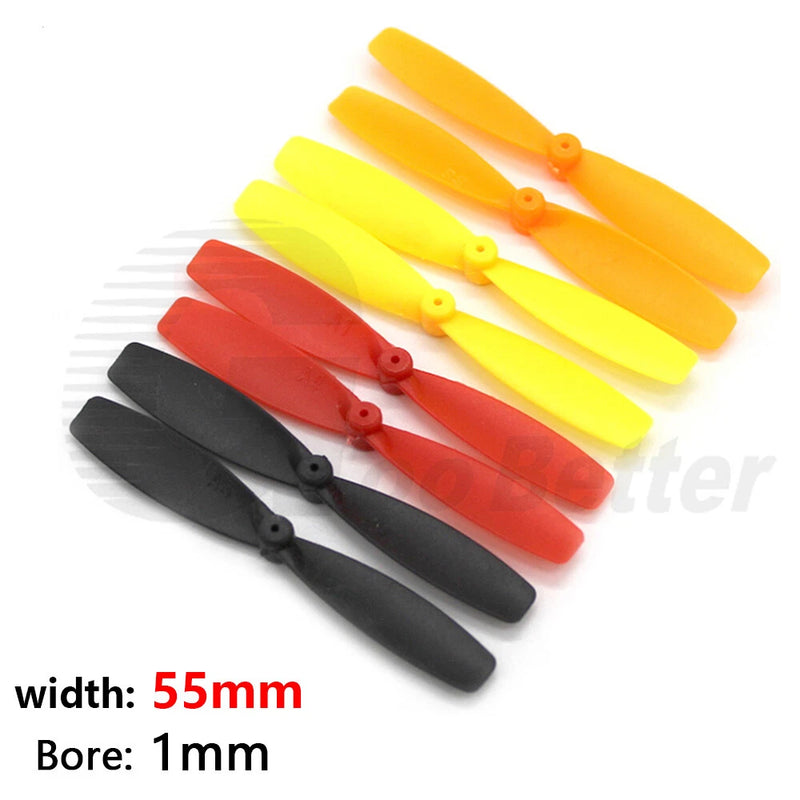 55mm Plastic Propeller Props for Dia 1mm Shaft RC Model Drone Quadrotor Aircraft