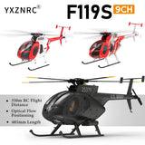YUXIANG F119S RC Helicopter 1/16 9CH GPS Optical Flow Dual Brushless Airplane