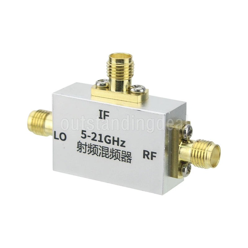 5-21GHz RF Frequency Mixer Up and Down Frequency Converter C/X/KU Band Mixer os6