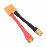 HXT 8mm Male-/Female+ to XT60 Male cable 12AWG 5CM wire For RC Battery Toy FPV