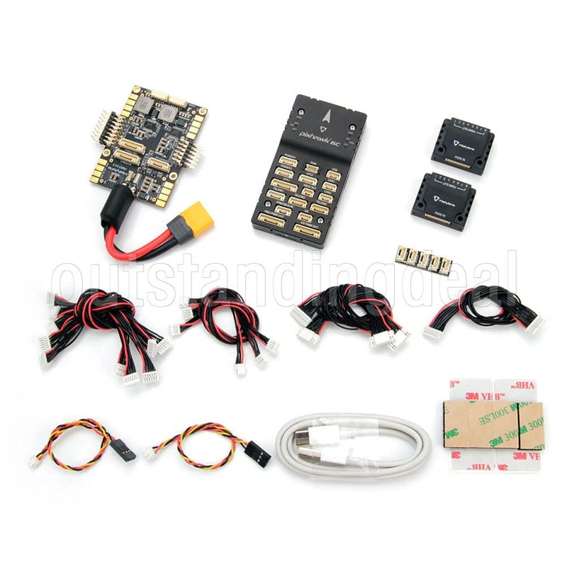 Holybro Drone Flight Controller PIX4 Pixhawk 6C & PM07 for Quadcopter ot25