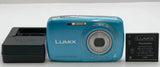 Panasonic LUMIX DMC-S1 Digital Camera Blue Used Item From Japan Good Condition