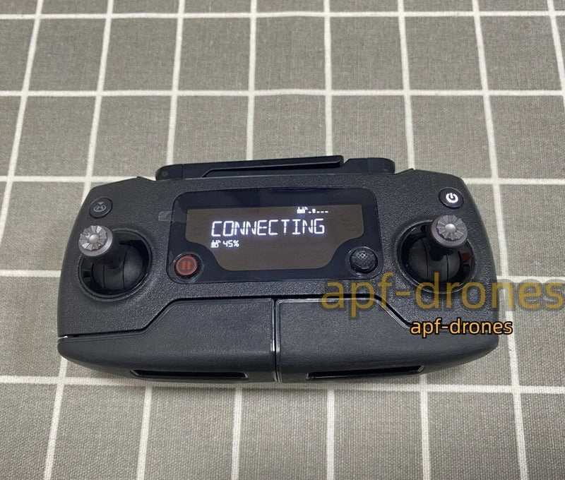 DJI Mavic Pro radio remote controller transmitter with dark screen and joysticks