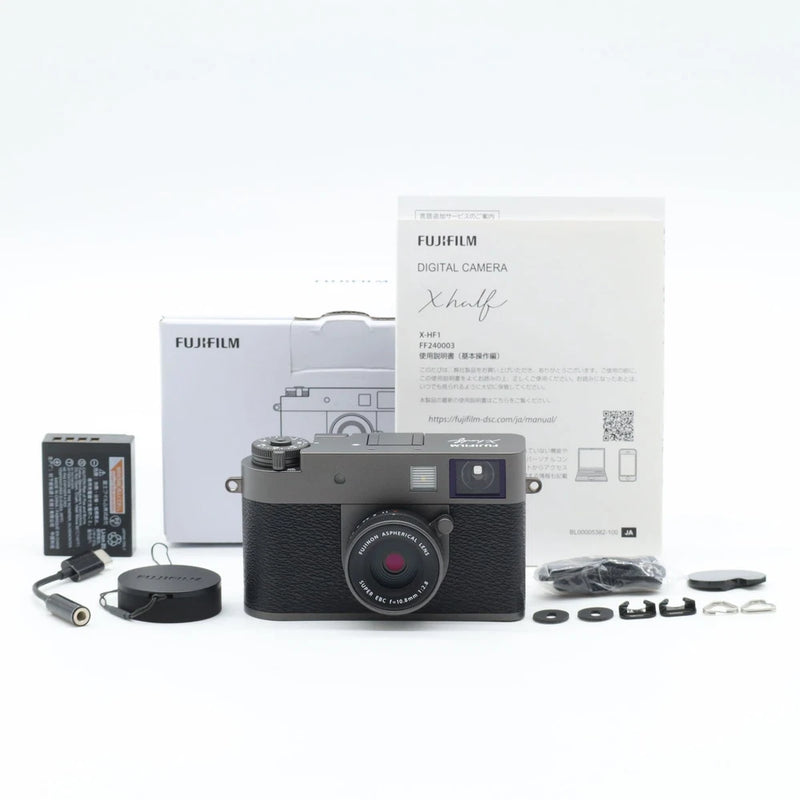 FUJIFILM X half X-HF1 Charcoal Silver Compact Digital Camera Excellent Condition