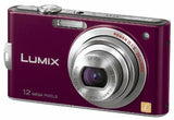 Panasonic Lumix FX60 Digital Camera Violet 12.1MP From Japan
