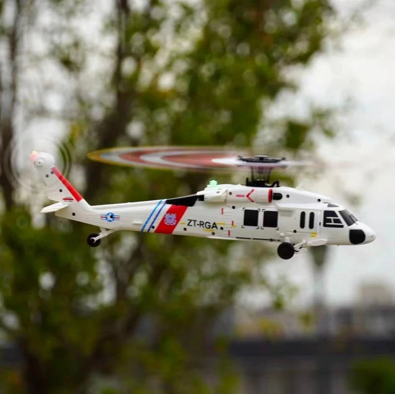 XK K270 Black Hawk UH-60L 4CH 6-axis Brushless Motor RC Helicopter, RTF