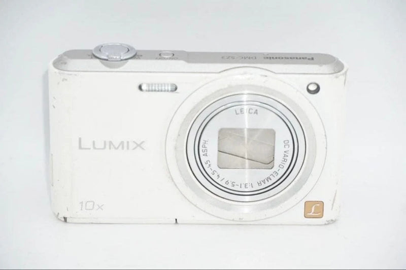 Panasonic Lumix DMC-SZ3 Compact Digital Camera White 10x Zoom 3 Inch Screen