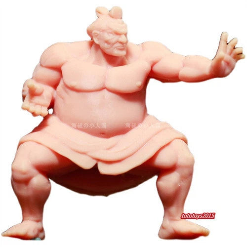 1/64 Japanese Sumo Wrestler Scene Prop Miniatures Figures For Cars Vehicles Toy