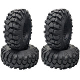 1.9 inch Rubber Tyre Wheel Tires 108X40MM for 1/10 RC Crawler Traxxas TRX4 Axial