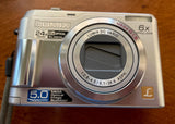 Panasonic LUMIX DMC-LZ2 5.0MP Silver Digital Camera with Box, Instructions,WORKS