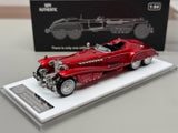 WM 1:64 Metallic Red Hydra Schmidt Coupe V16 Sport Model Diecast Car