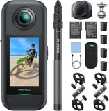 360 Camera Motorcycle Combo 360?? Action Camera with 5.7K 360?? Video 72MP Photo