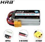 1500mAh 4S 14.8v HRB Lipo 2PCS - 1500 LIPO BATTERY - USA SELLER Battery