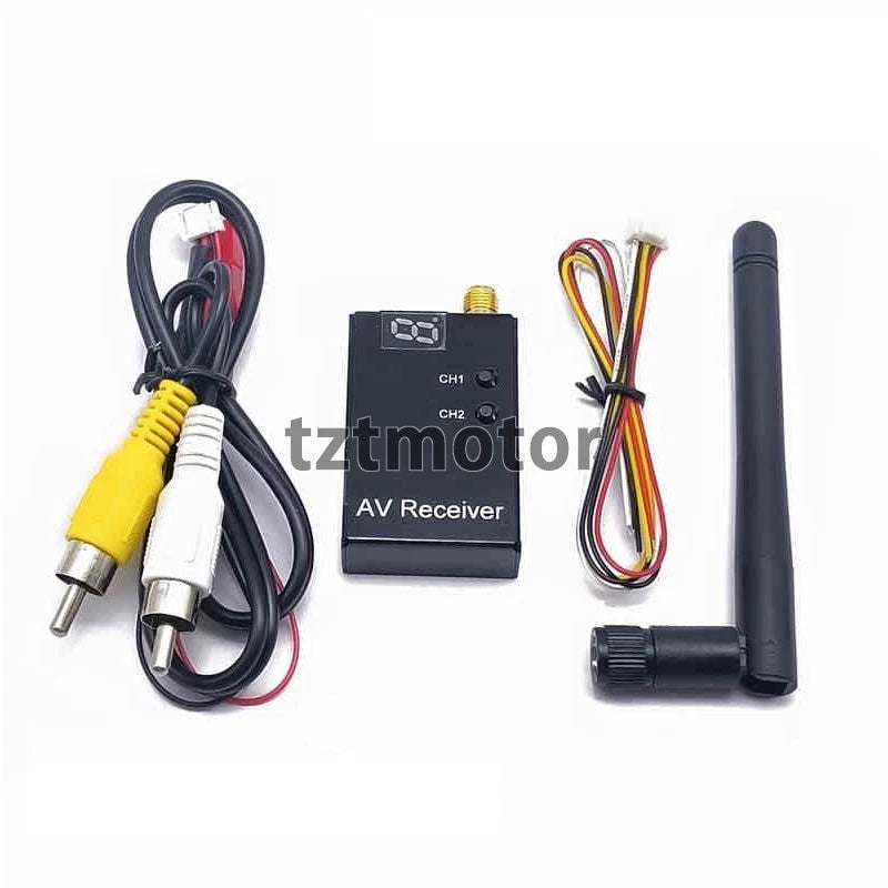 708R 5.8G Wireless AV Receiver 48CH Metal Shell for FPV Drone RC Monitor