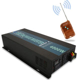 4000W 96VDC to 120VAC Pure Sine Wave Power Inverter Solar Motorhome Remote