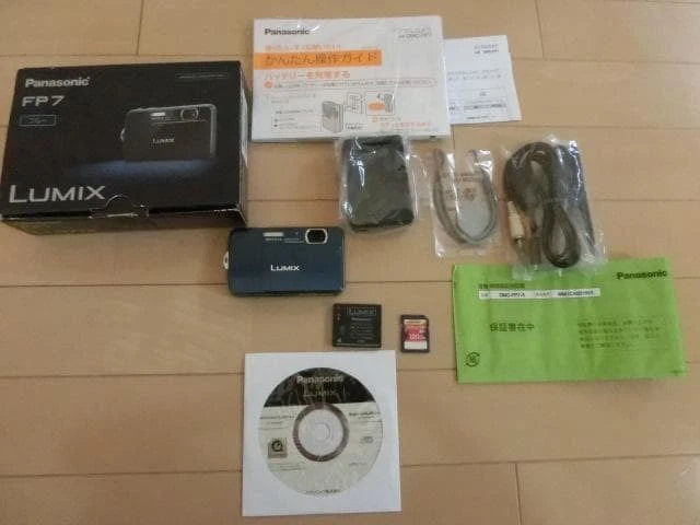 Panasonic LUMIX FP7 Compact Digital Camera Stylish Blue 16MP MEGA O.I.S.