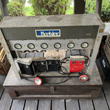 Koehler battery charger unit with gauges, LED indicators, and red charging module