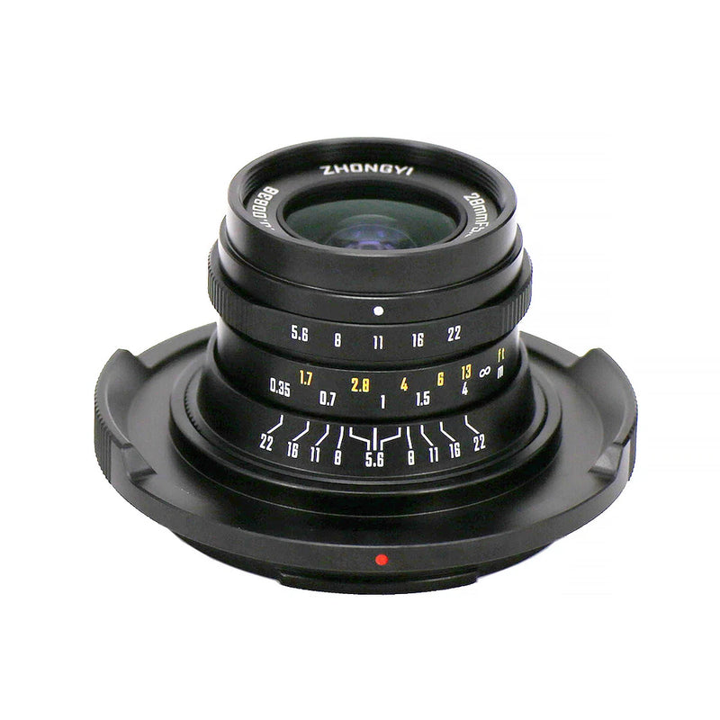 Zhongyi Mitakon Speedmaster 28mm F5.6 Medium format Lens Fuji GFX 100 100S 50SII