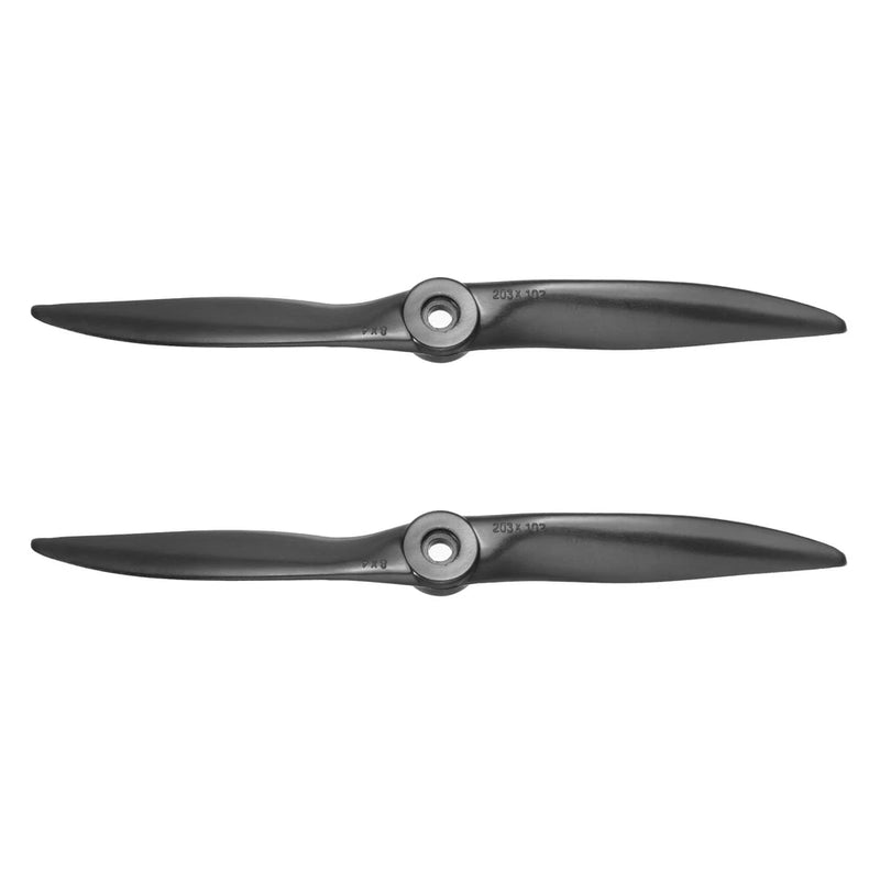 2 Pcs 8x4 Inch Propeller 2-Vane Blades Props for RC Airplane Aircraft, Black