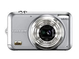Silver Fujifilm FinePix JX180 compact digital camera with Fujinon 4x zoom lens