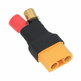 HXT 8mm Female Jack to XT90 Female Jack No Wires Adapter RC Lipo Battery