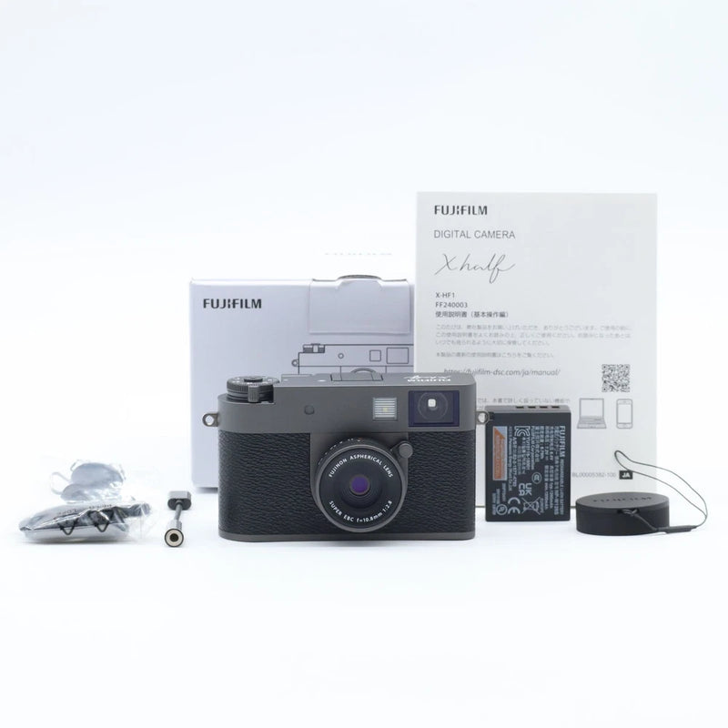 FUJIFILM X half X-HF1 Charcoal Silver Compact Digital Camera Lightweight