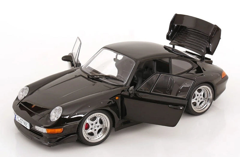 KK SCALE MODELS Porsche 911 (993) GT2 Speedline rims 1996 Black 1/12 Scale New!