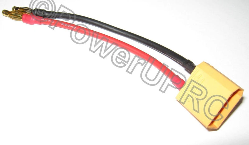 XT90 Male to 4mm Bullet Banana RC Charging lipo Silicone 15cm DJI Battery XT-90 Battery