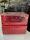PORSCHE RWB 993 SUPREME LIVERY RED CHROME 1/64 DIECAST CAR MODEL BY FLAME MODELS