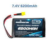 RadioMaster Boxer TX16S Transmitter Battery 7.4V 6200mah 2S Lipo w/ JST-XH XT30 Battery